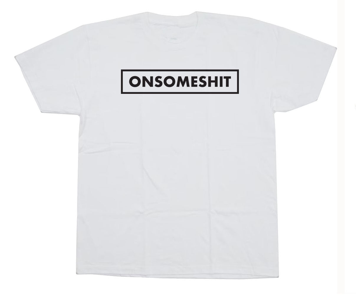 ONSOMESHIT BOX LOGO (WHITE SHIRT)
