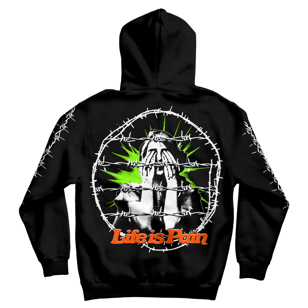 LIFE IS PAIN HOODIE ONSOMESHIT